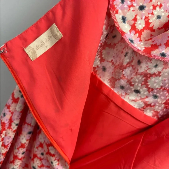 Altar’d State Floral halter mini dress size Medium - Picture 3 of 6